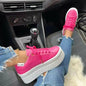 Platform Sneakers – Women's Casual Flat Everyday Shoes